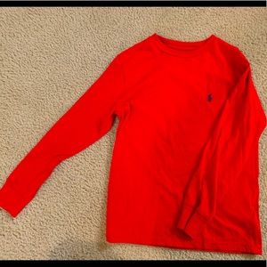 Polo/Boys/Red/Longsleeve
